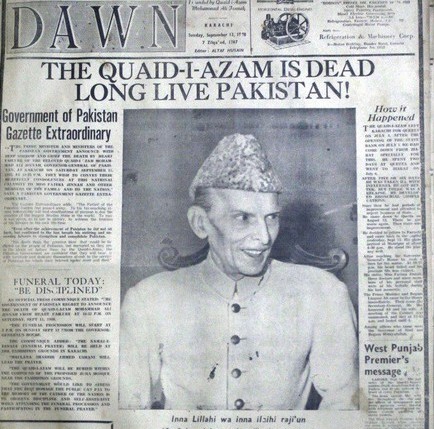 Dawn Frontpage 12th September 1948